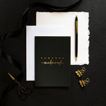Load image into Gallery viewer, NEW Gold Foiled A6 Ramadan Mubarak Greeting Cards
