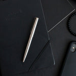 Load image into Gallery viewer, Alhamdulillah Embossed Black A5 Notebook by Safar London
