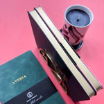 Load image into Gallery viewer, New A5 Gold foiled edge Personalised Note Books by Safar London
