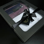 Load image into Gallery viewer, Aisha 3 Piece Gift set featuring Hijab, Notebook, Bookmark for sisters
