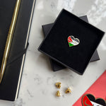 Load image into Gallery viewer, Palestine Hub Heart Flag, Lapel Pin by Safar London
