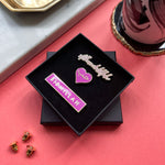 Load image into Gallery viewer, Set of 3 Alhamdulillah, Bismillah and Hub Lapel Pins by Safar London
