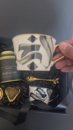 Load and play video in Gallery viewer, Tea Lovers - Gift Set, Tea Cups, tea spoons, infuser and loose leaf tea
