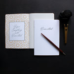 Load image into Gallery viewer, SECONDS Bismillah Rounded A5 Notebooks by Safar London
