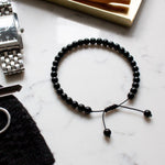 Load image into Gallery viewer, Black Gloss Bracelet 33 Bead Tasbih by Safar London
