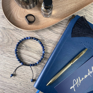 New Blue Sodalite Stone Bracelet 33 Bead Tasbih by Safar London