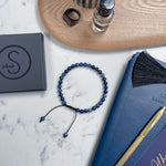 Load image into Gallery viewer, New Blue Sodalite Stone Bracelet 33 Bead Tasbih by Safar London
