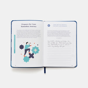 Night Edition Planner By Towards Faith. Step away from the noisy digital world and dive deep into your spirituality this Ramadan without distractions. It’s time to reflect and build a life that truly matters to you. The Ramadan Legacy planner gives you a roadmap to reflect, plan and succeed in your religious goals through the blessed month. Includes a combination worship guide, reflective exercises, Ramadan goal planning and a daily planner.