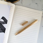 Load image into Gallery viewer, Minimalist luxury metal hexagon ballpoint pen
