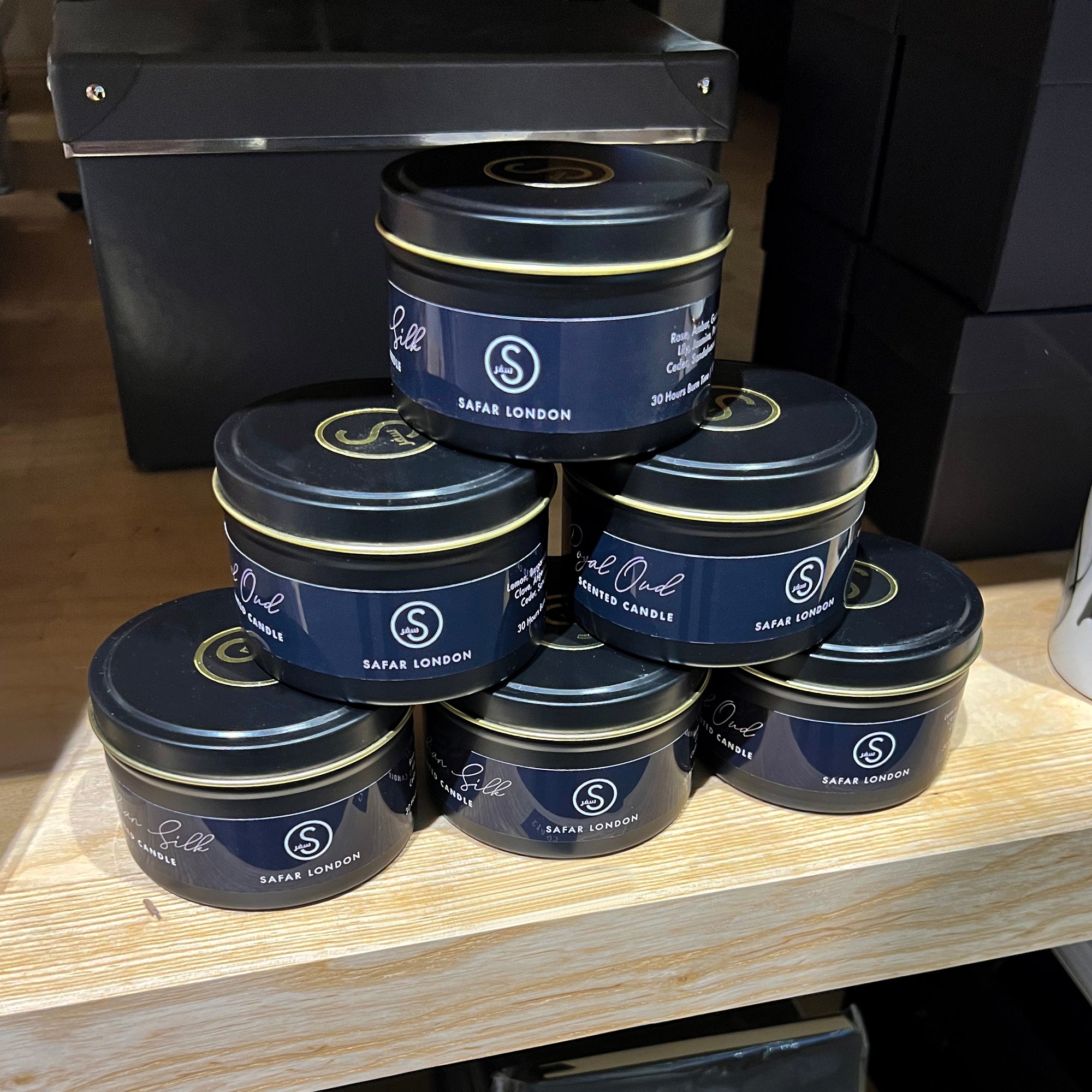 New Scented Tin Candle Range by Safar London
