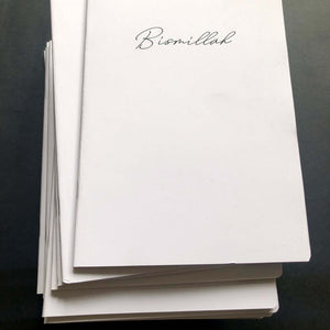 SECONDS Bismillah Rounded A5 Notebooks by Safar London