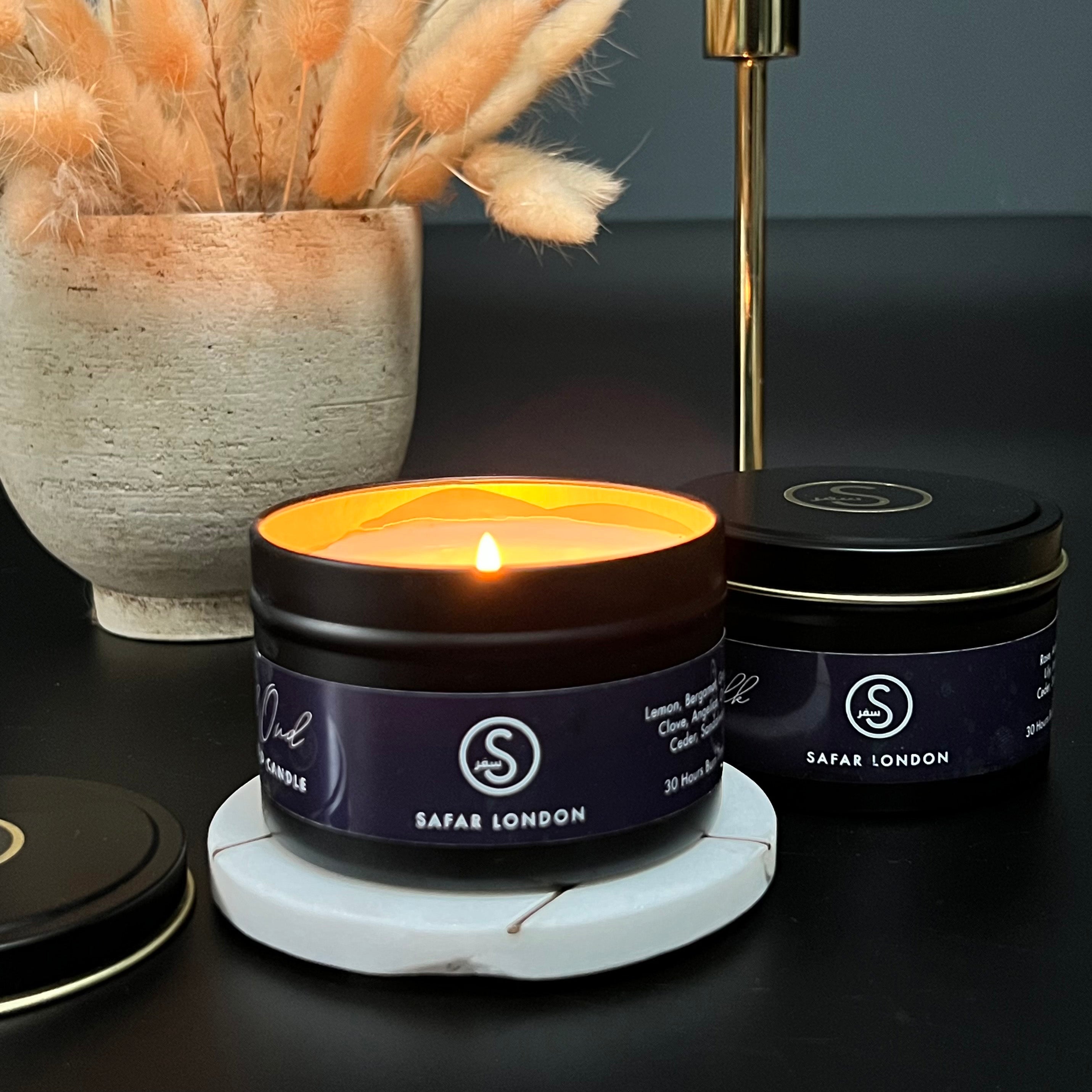 New Scented Tin Candle Range by Safar London