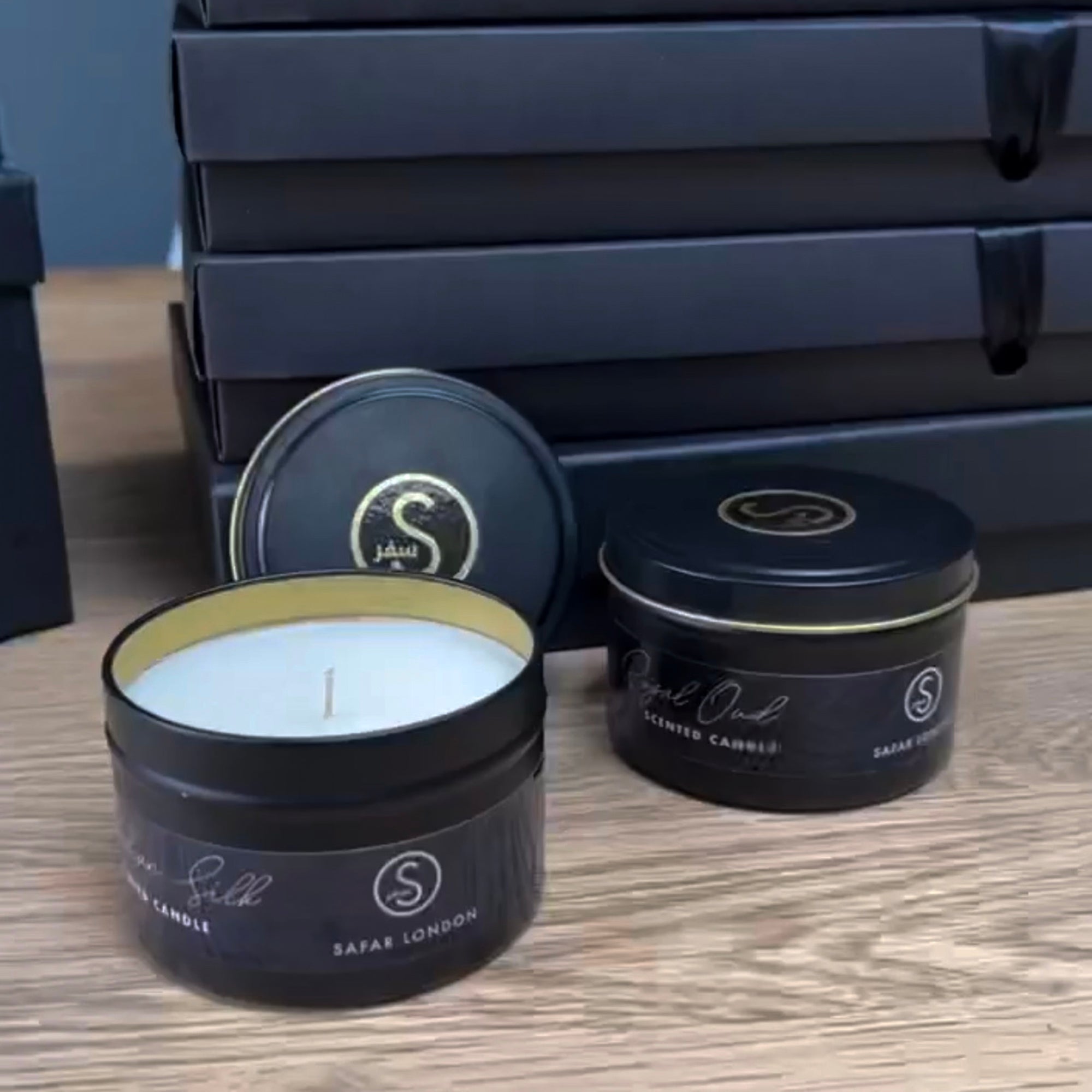 New Scented Tin Candle Range by Safar London