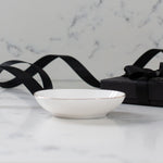 Load image into Gallery viewer, Hub Arabic Gold Rim Bone China 4&quot; Dish by Safar London
