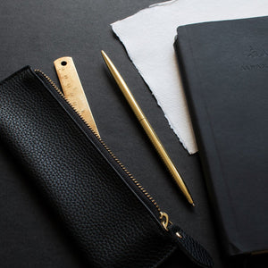 Black & Gold Ballpoint Pens by Safar London