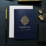 Load image into Gallery viewer, NEW Gold Foiled A6 Ramadan Kareem Greeting Card
