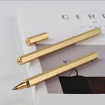 Load image into Gallery viewer, Minimalist luxury metal hexagon ballpoint pen
