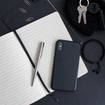 Load image into Gallery viewer, Alhamdulillah Embossed Black A5 Notebook by Safar London
