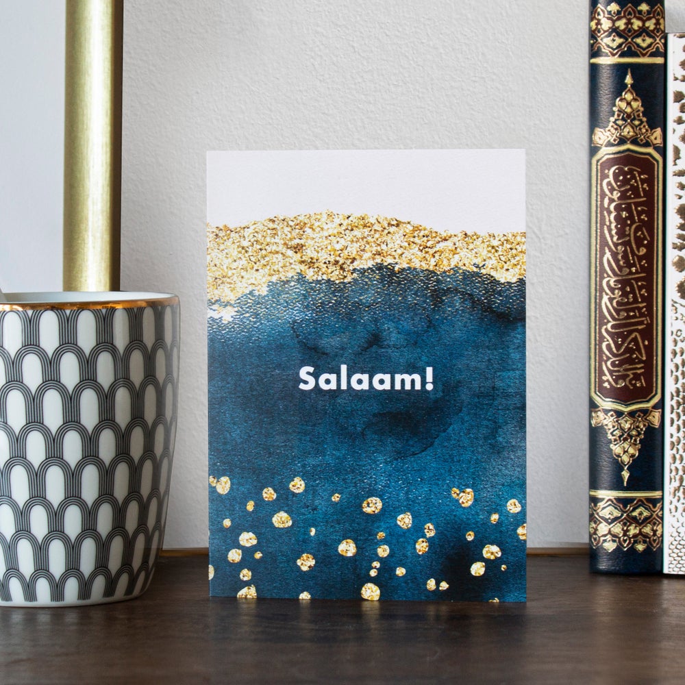 New Ethereal Watercolour and Gold Collection Greeting Cards by Safar London