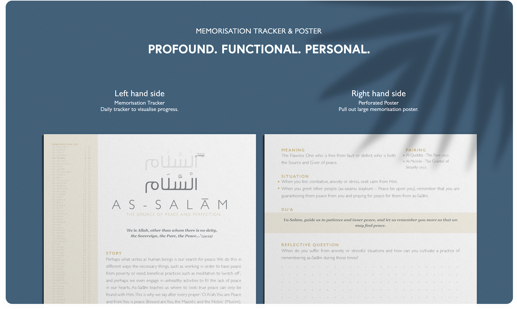 The 99 Names of Allah Guided Journal by Ramadan Legacy