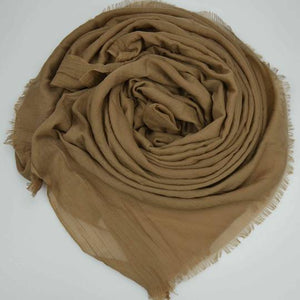 Soft Cotton Silk Hijab - Luxurious and Comfortable Blend, Available in 8 Colors